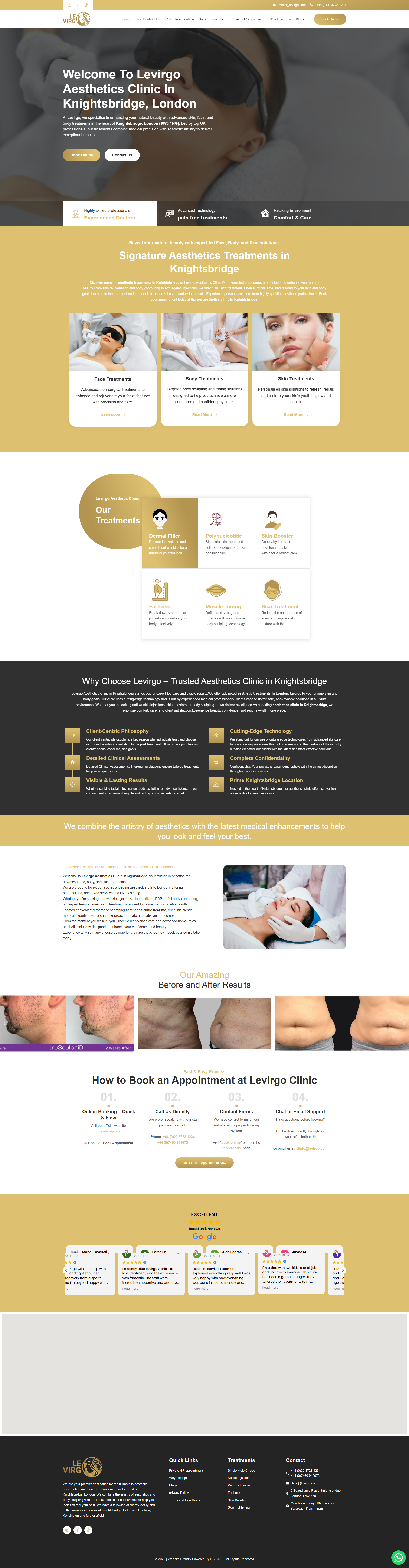 Aesthetics Clinic Website